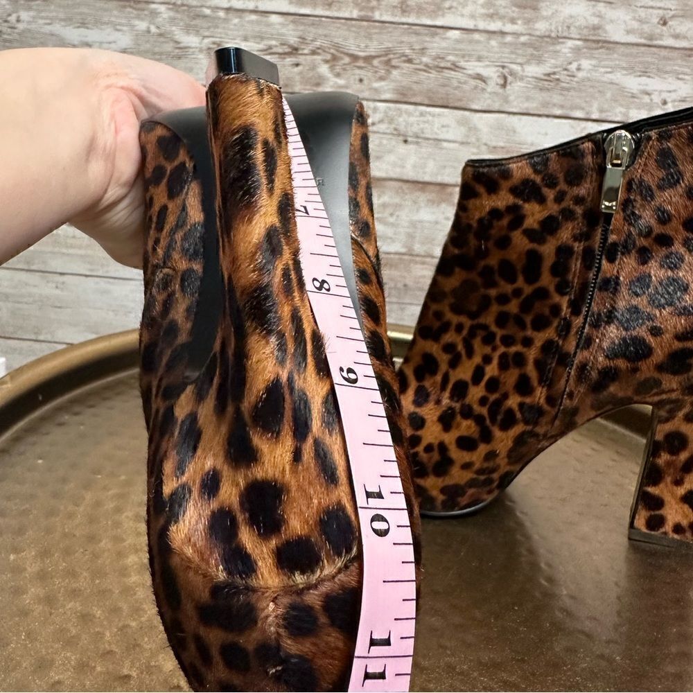 Mark Fischer LTD - Mellaly Ankle Booties Women’s 6.5M Brown Leopard Print NWOB - Picture 10 of 16